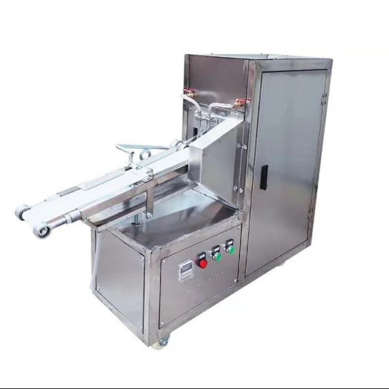 Sweet crispy wheat flour snacks extruding twisted food making machine fried dough twist machine