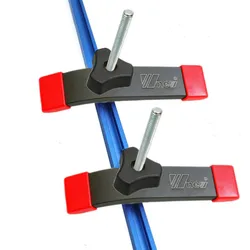 T Track Hold-Down Clamp 300-800MM Woodworking Chute Rail T-track T-slot Miter Track Jig T Screw Fixture Slot 19x9.5mm