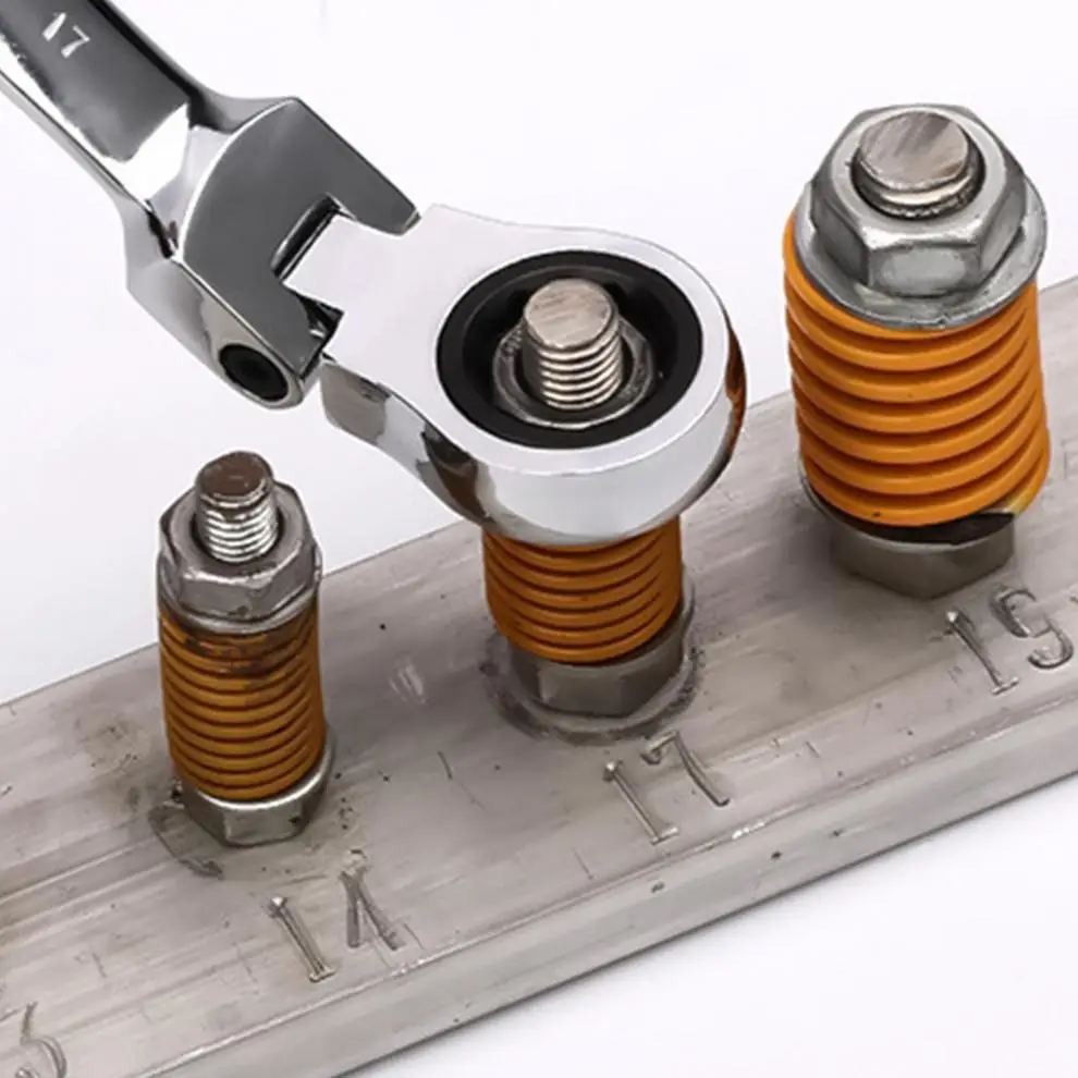 Strumento chiave a cricchetto strumenti di riparazione auto chiave a mano strumento estremità aperta e chiave ad anello