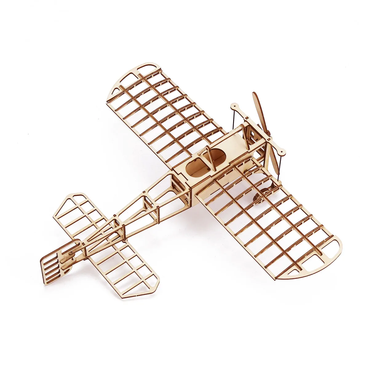 Bleriot XI Model Plane Kit Aeroplane 3D Wooden Puzzle Aircraft Building Toy Desk Decoration Self Assembly For Kids Adults