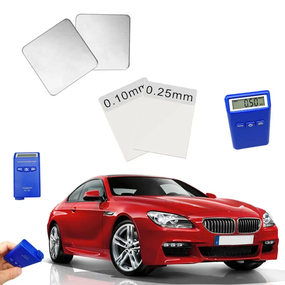 Russian English Manual GM200 Coating Painting Thickness Gauge Tester Ultrasonic Film Mini Car Coating Paint Gauge 3 colours