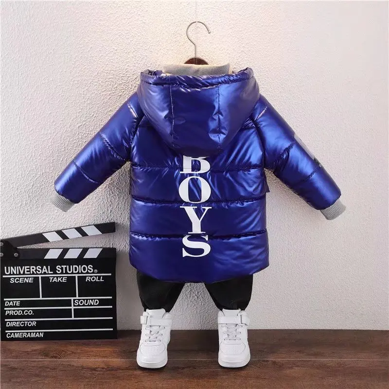 New Children's Down Jacket Winter Hooded Outerwear Boys and Girls Warm Jackets Baby Autumn Winter Colorful Coats Clothes