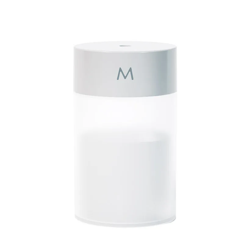 Humidificador de aire ultrasónico, minidifusor de aromaterapia, pulverizador portátil, atomizador de aceite esencial USB, lámpara LED para el hogar y el coche, 260ML