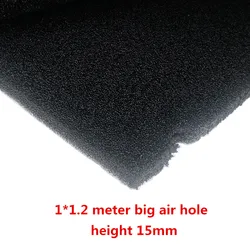 1PC Speaker Grill Mesh Cover Sponge Acoustic Foam 1*1.2 Meter 15mm For Subwoofer Home Theater Line Array Professional Audio