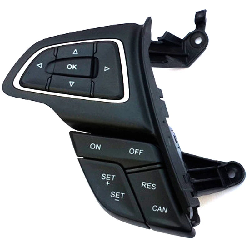 For Ford Focus Mk3 2015-2017 Kuga 2017 Cruise Control Switch Multifunction Steering Wheel Button Bluetooth o Button(Without