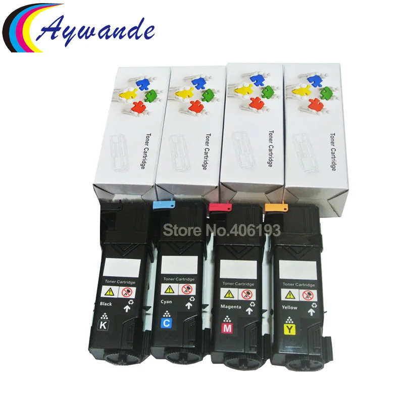 4 x Compatible for Xerox Phaser 6128 6128MFP 6128MFP/N color toner cartridge 106R01455 106R01452 106R01453 106R01454