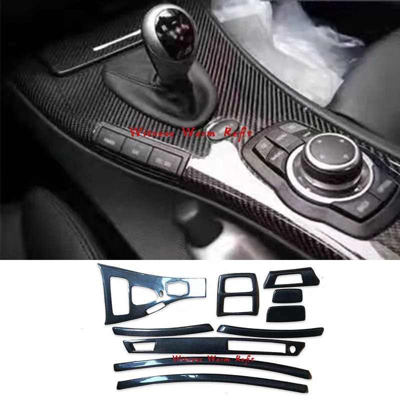 Replacement E92 E93 M3 Carbon Fiber Interior Door Handle Cover for Bmw 3 Series E92 E93 M3 06-13