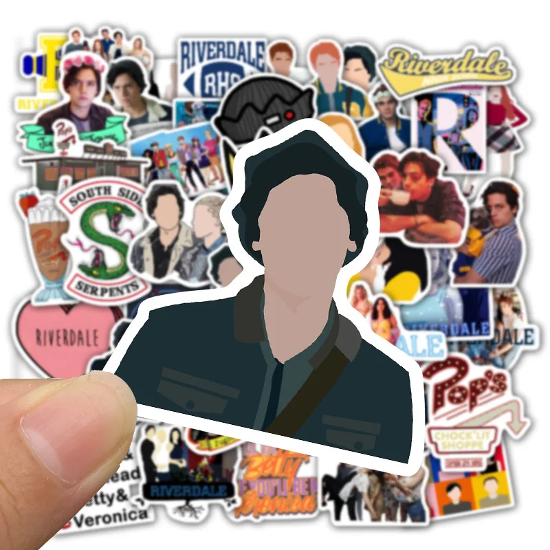 10/30/50PCS TV Series Riverdale Stickers for Laptop Water Bottle Bike Waterproof Graffiti Decals Aesthetic Sticker Kids Toys