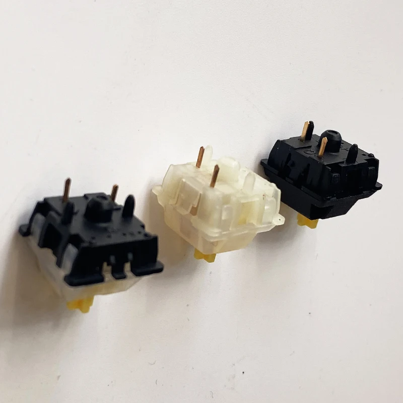 gateron Milky yellow switch 5pin mechanical keyboard accessories game switch Linear feel 50gf