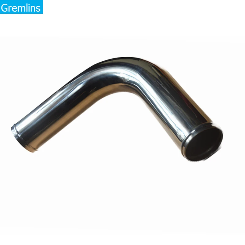 Universal alumínio Intercooler tubo, tubo de entrada de ar para carro de corrida, L S tipo, 0 45 90 180 graus, 2,5 polegadas, 51 57 63 76mm