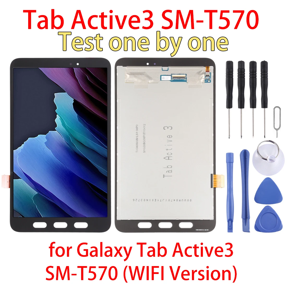 

For Samsung Galaxy Galaxy Tab Active3 SM-T570 (WIFI Version) LCD Display Monitor + Touch Panel Screen Glass Digitizer Asse