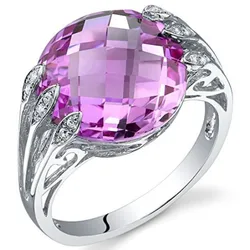 Luxury Gorgeous Women Jewelry Oval Cut Pink Color Zircon Butterfly Bridal Rings for Wedding Engagement Ring Set Gifts
