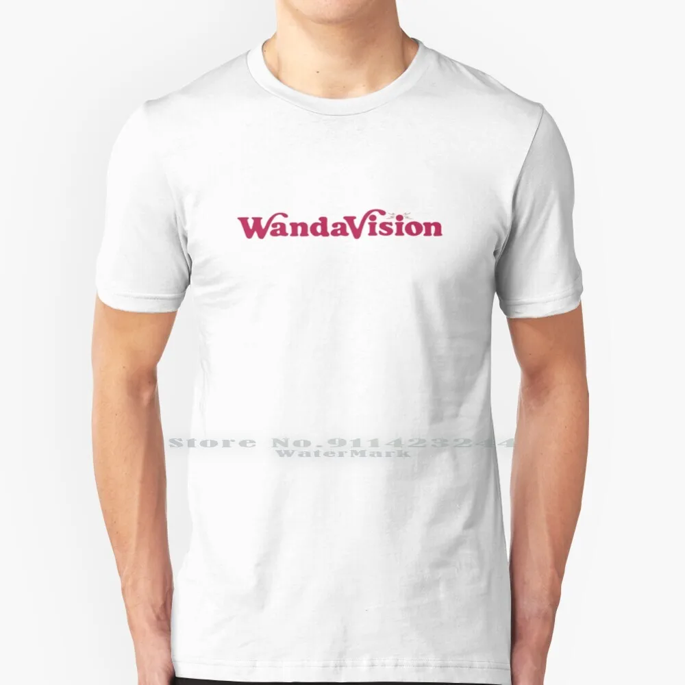 80's Logo 100% Cotton T Shirt Wandavision Mcu Scarlet Witch Wanda Wanda And Vision Vision And Wanda Tony Stark Peter Parker