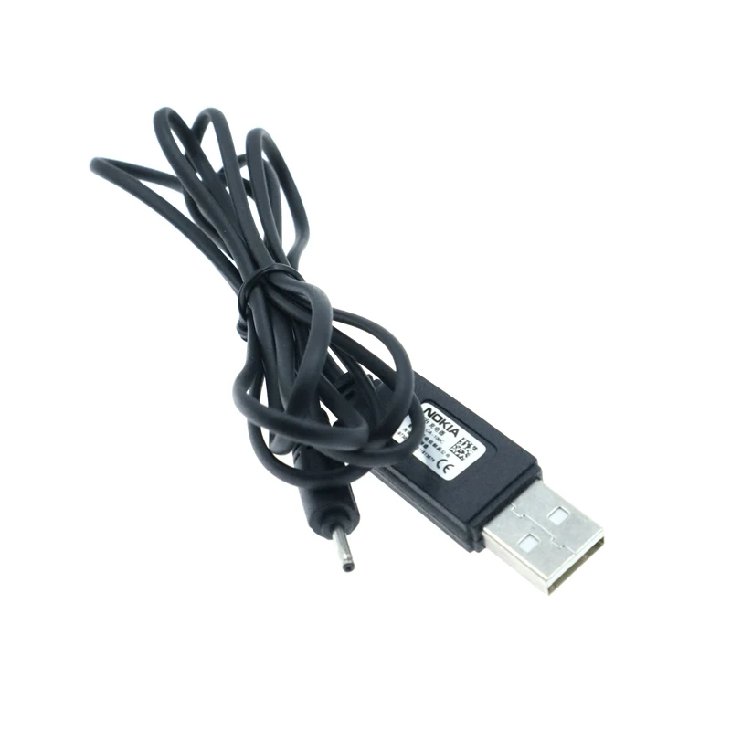 Średnica zewnętrzna 2mm kabel ładowarki USB z małym pinem ładowarka USB przewód do kabla USB do Nokia 7360 N71 6288 E72 High Speed 1.3m