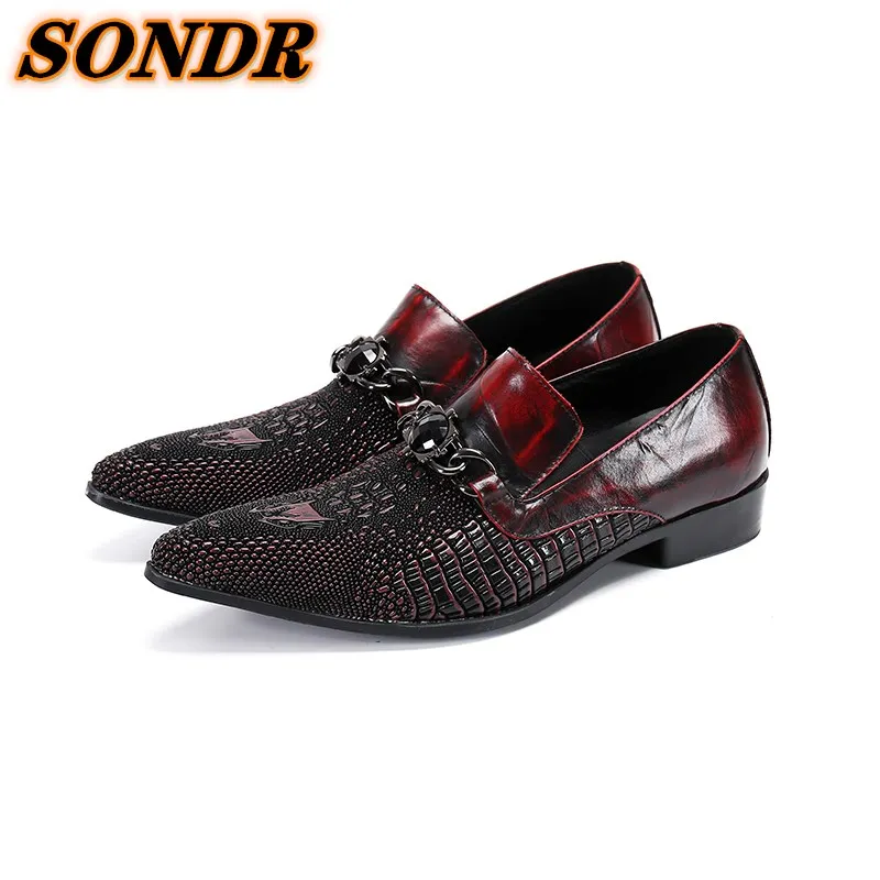 

Zapatos De Vestir/итальянская модная мужская обувь из натуральной кожи; Модельные лоферы в деловом стиле; Обувь с острым носком и пряжкой; Дышащая Свадебная обувь