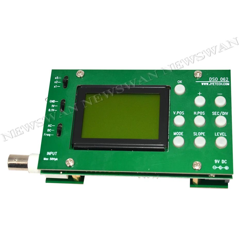 Hot Sale Mini LCD Digital Electronic Oscilloscope DIY Kit 1M Banwidth 2Msps Real-time Sampling Rate Oscilloscopes Instrument