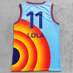 MM MASMIG 2021 Movie Space Jam 2 A New Legacy Tune Squad 11 maglie da basket ola uniformi di Halloween