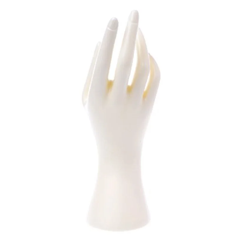 

CAMMITEVER White Mannequin Hand Finger Jewelry Chain Ring Bracelet Display Stand Holder