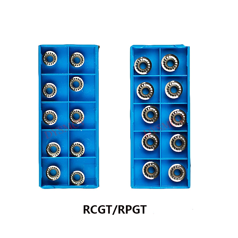 10 Buah Original RCGT1204 RPGT1204MO AK H01 Carbide Turning Insert CNC Lathe Mill Cutter Tool untuk Pengolahan Tembaga Aluminium