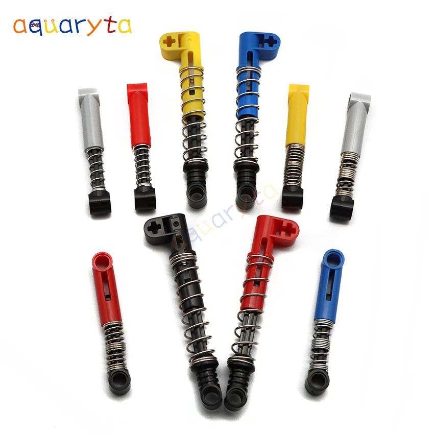 AQUARYTA Technology Building Blocks Soft Hard Spring Self-Locking DIY Brick Shock Absorber 6.5L 9.5L 10L 65151/76138/95292/76537