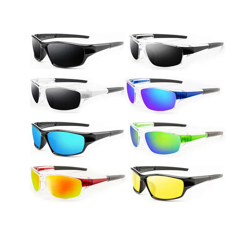 Lunettes de soleil polarisées pour hommes, marque de luxe, lunettes de soleil de conduite, coupe-vent, lunettes de sable UV400