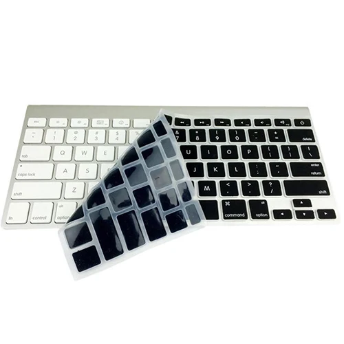 Capa macia para apple macbook-air pro 13, 15, 17 polegadas, capa protetora para teclado de laptop