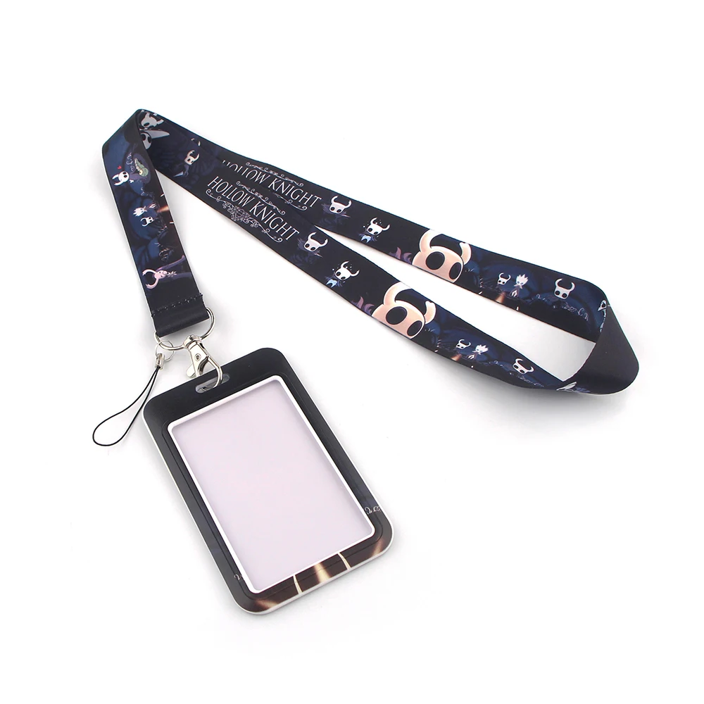 Game Hollow Knight Neck Strap Para Mulheres, Cordão, Cartão De Crédito, Bolsa De Identificação, Estudante, Viagem, Banco, Ônibus, Tampa De Cartão De