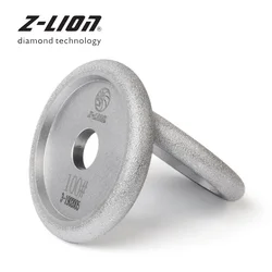 Z-LEAP 100mm Vacuum Brazing Diamond Grinding Wheel Granite Marble Concrete Fluting Disc Grooving Sanding Polishing Abrasive Pads