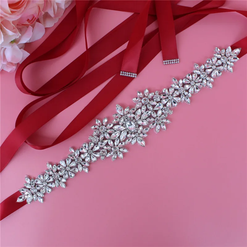 Cintura di strass di cristallo cintura elastica da donna cintura larga decorativa fatta a mano per cappotto da abito accessori per abbigliamento per feste di matrimonio