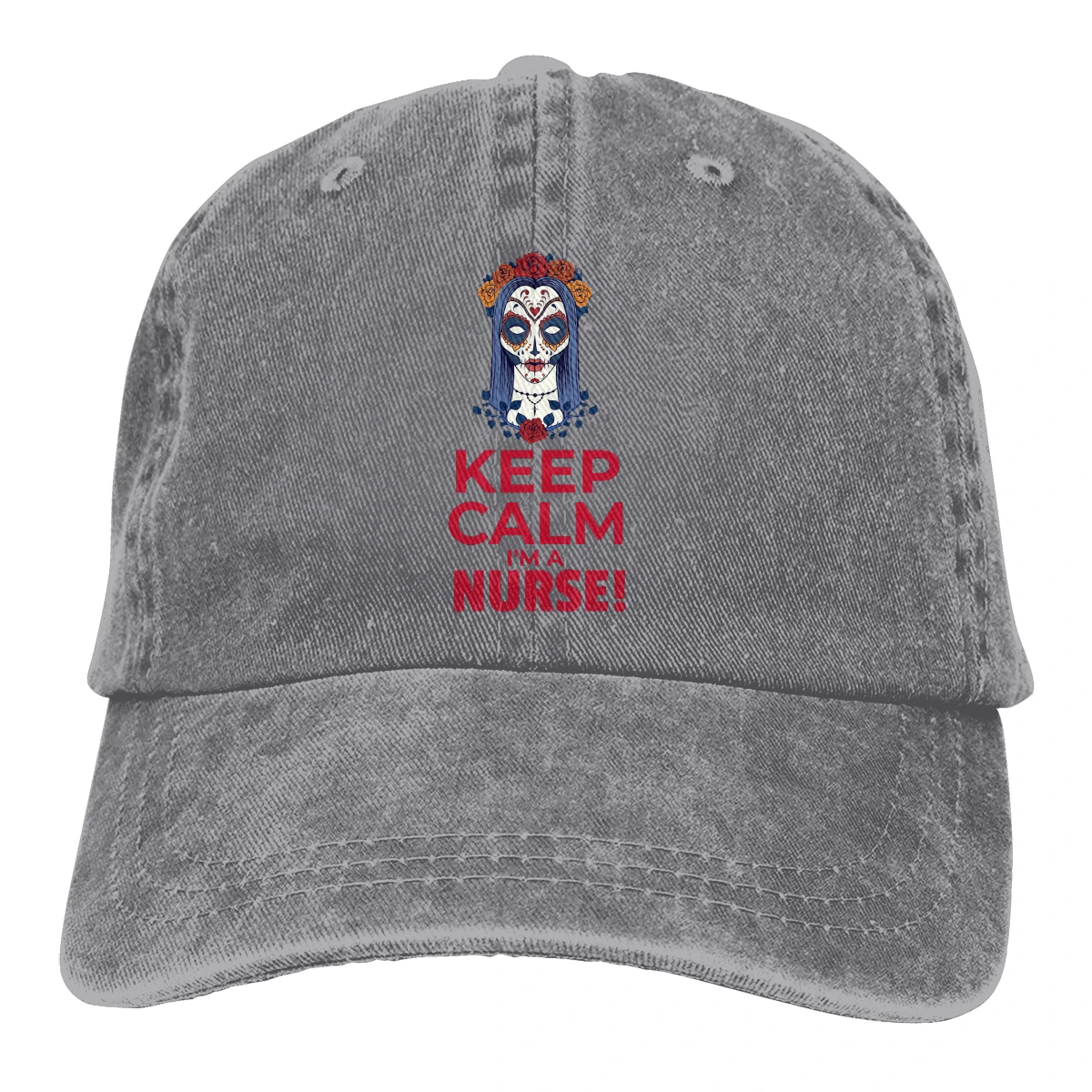 

Keep Calm I'm A Nurse The Baseball Cap Peaked capt Sport Unisex Outdoor Custom Mexican Sugar Skull Funny Hats