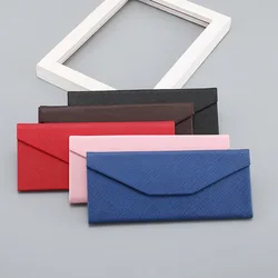 Cross Pattern Sunglasses Case Sunglasses Case PU Portable Compression Resistant Trend Foldable Unisex Pure Color Glasses Case