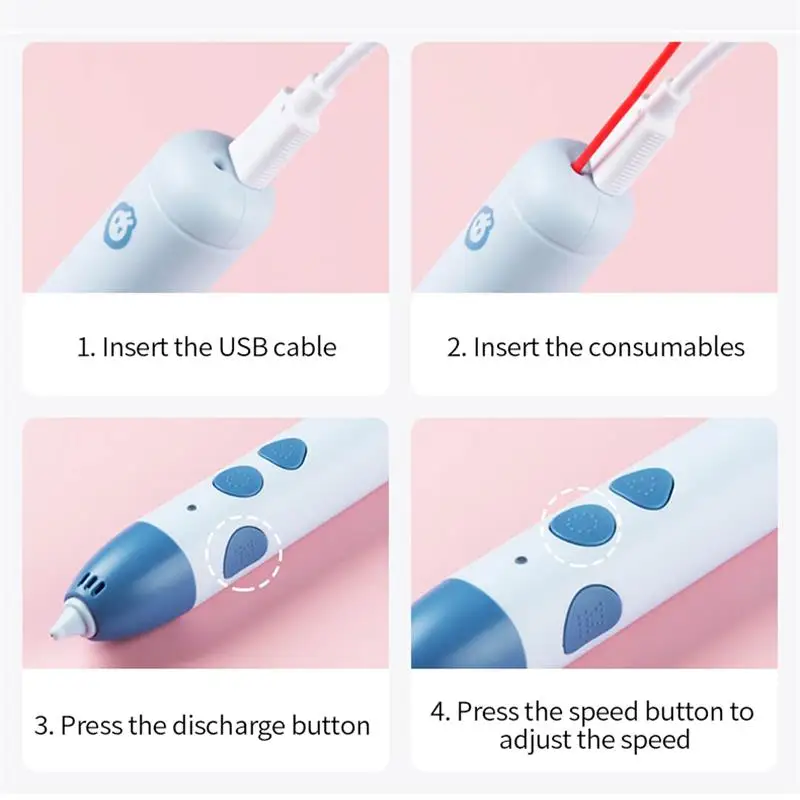 Ручка для 3d-печати Xiaoxun, детский 3D-принтер с низкой температурой, детские развивающие игрушки «сделай сам»