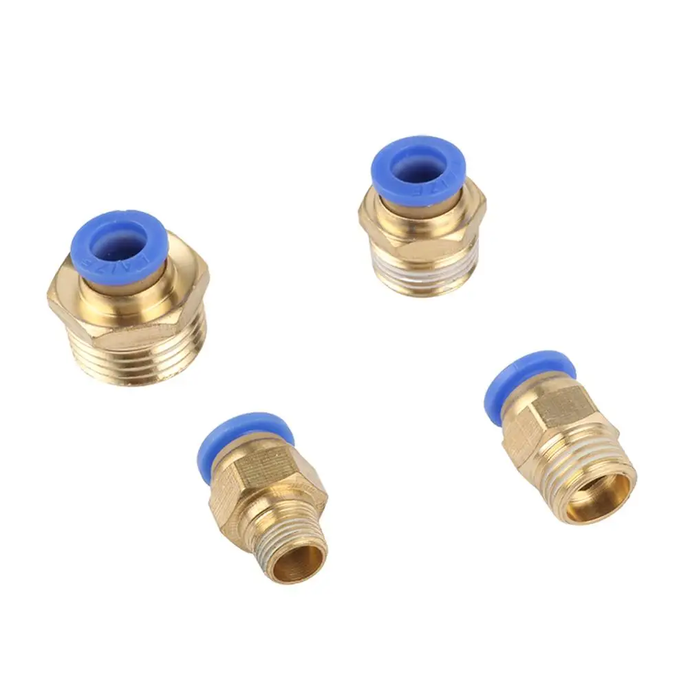 

Garden 8m Interface Slip Lock Connector 1/8'' 1/4'' 3/8'' 1/2'' Male Thread Irrigation Brass Quick Connectors Pneumatic Fittings