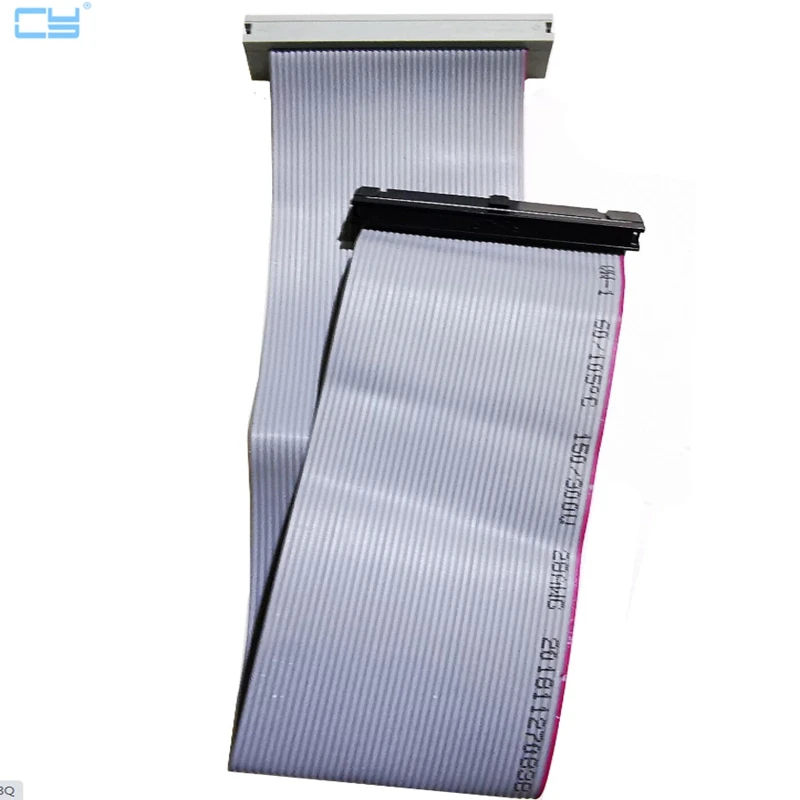 ยืดหยุ่นแบนฮาร์ดดิสก์ไดรฟ์ข้อมูลสาย 40Pin PC ชายหญิง IDE Hard Disk Drive Connector Extension ใหม่ C26 สาย
