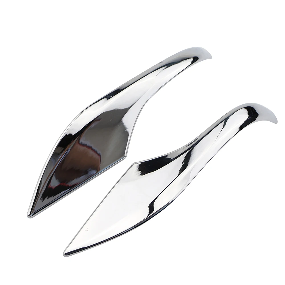 GLOSSY Chrome Car Side Door Rear View Mirror Cover Trim Garnish Molding Strip For Toyota Corolla 2014 2015 2016 2017 Altis E170