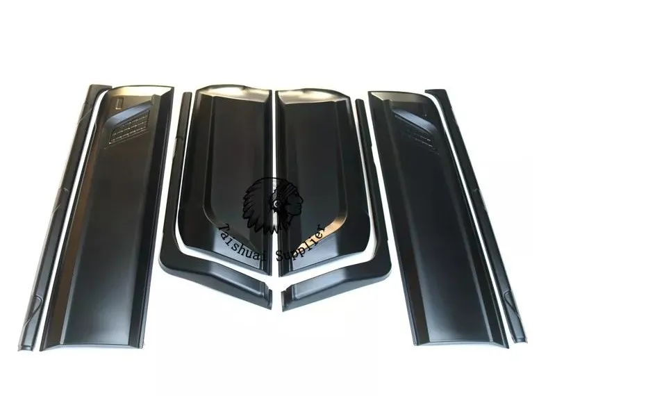 Revestimiento de carrocería ABS NEGRO para Nissan Navara, kits de carrocería para Nissan Navara 2016, revestimiento de carrocería para Navara NP300 2015-2019