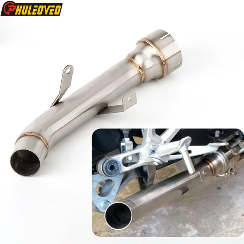 For Suzuki GSX-S1000 GSX-S1000F 2015-2020 KATANA GSX-S1000S 2019-2020 Motorcycle Exhaust Muffler Middle Link Pipe Connect Tube