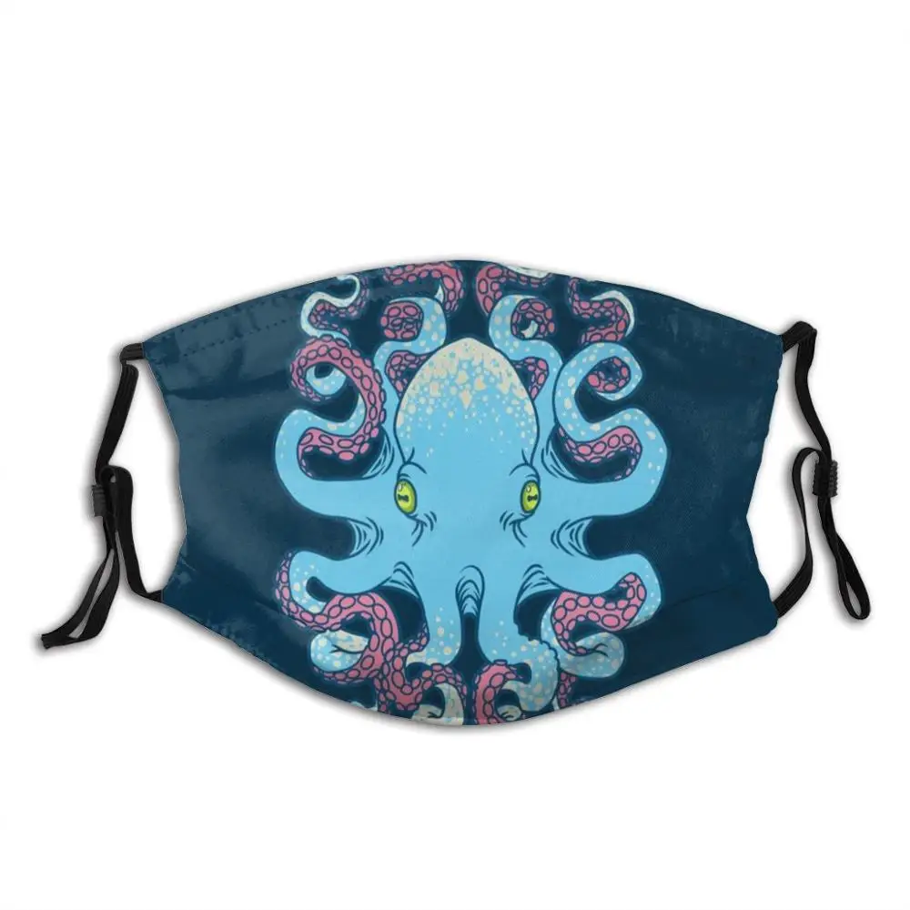 Twisted Tentacles Adult Kids Anti Dust Filter Diy Mask Octopus Octopi Tentacle Animal Animals Ocean