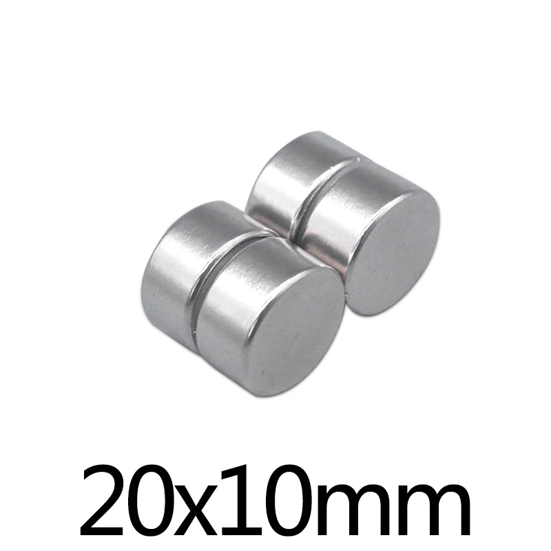 2/5/10pcs 20x10mm Powerful Magnets Permanent Round Magnet 20x10mm Neodymium Magnetic Super Strong Magnet 20*10mm