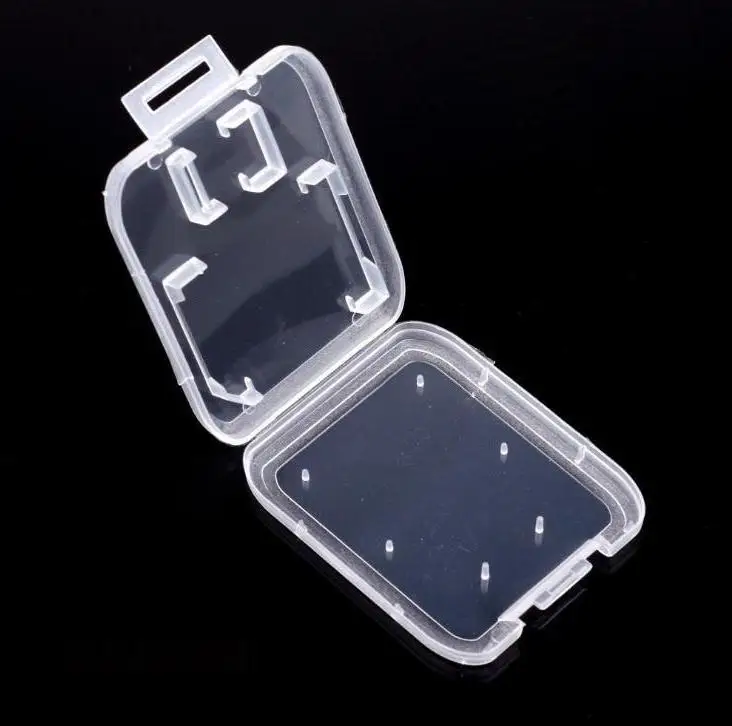 1000 Pcs Memory Card Case Holder Box Storage Carry Storage Box for Sd Tf Card Plastic Standard Sd Sdhc Box Case Wholesale