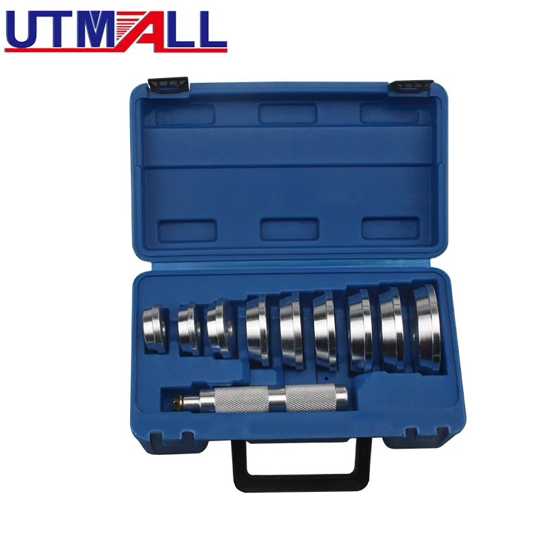 Professional Universal 10PCS Bearing Installer & Remover Bearing And Seal  Drive Tool Set