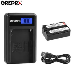 NP-FM500H NP FM500H Battery + LCD USB Charger for Sony Alpha A58 DSLR-A350A300 A350 A450 A500 A550 A560 A580 A700 A99 A850