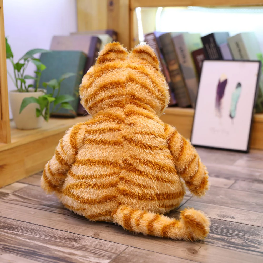 1PCS 30/45cm Cute Fat Cat Plush Toy Simulation Soft Stuffed Animal Kids Appease Doll Home Decoration Christmas Gifts