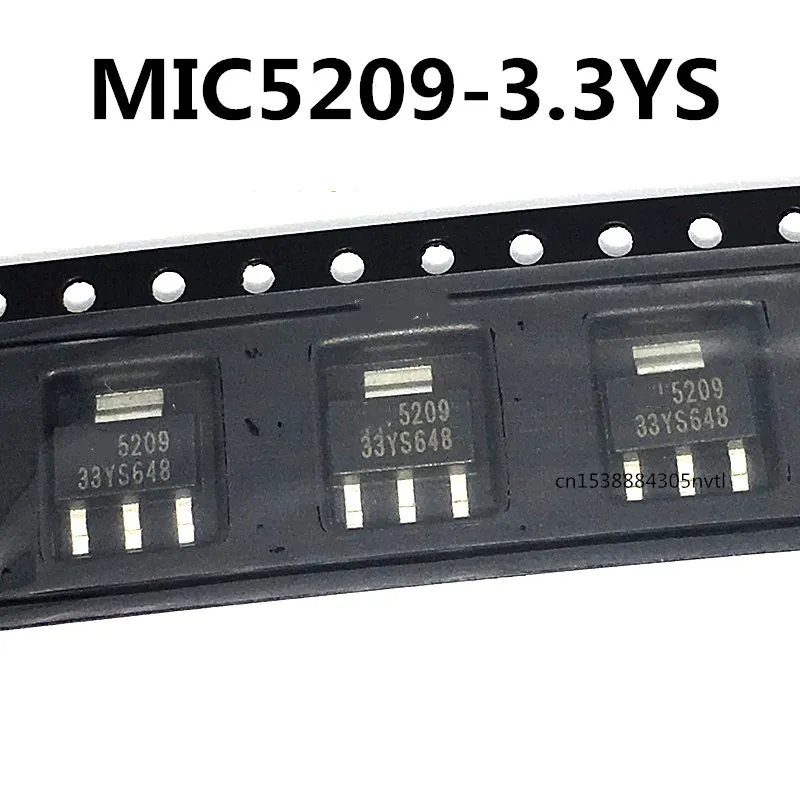 الأصلي 5 قطعة/MIC5209-3.3YS SOT223 3.3V