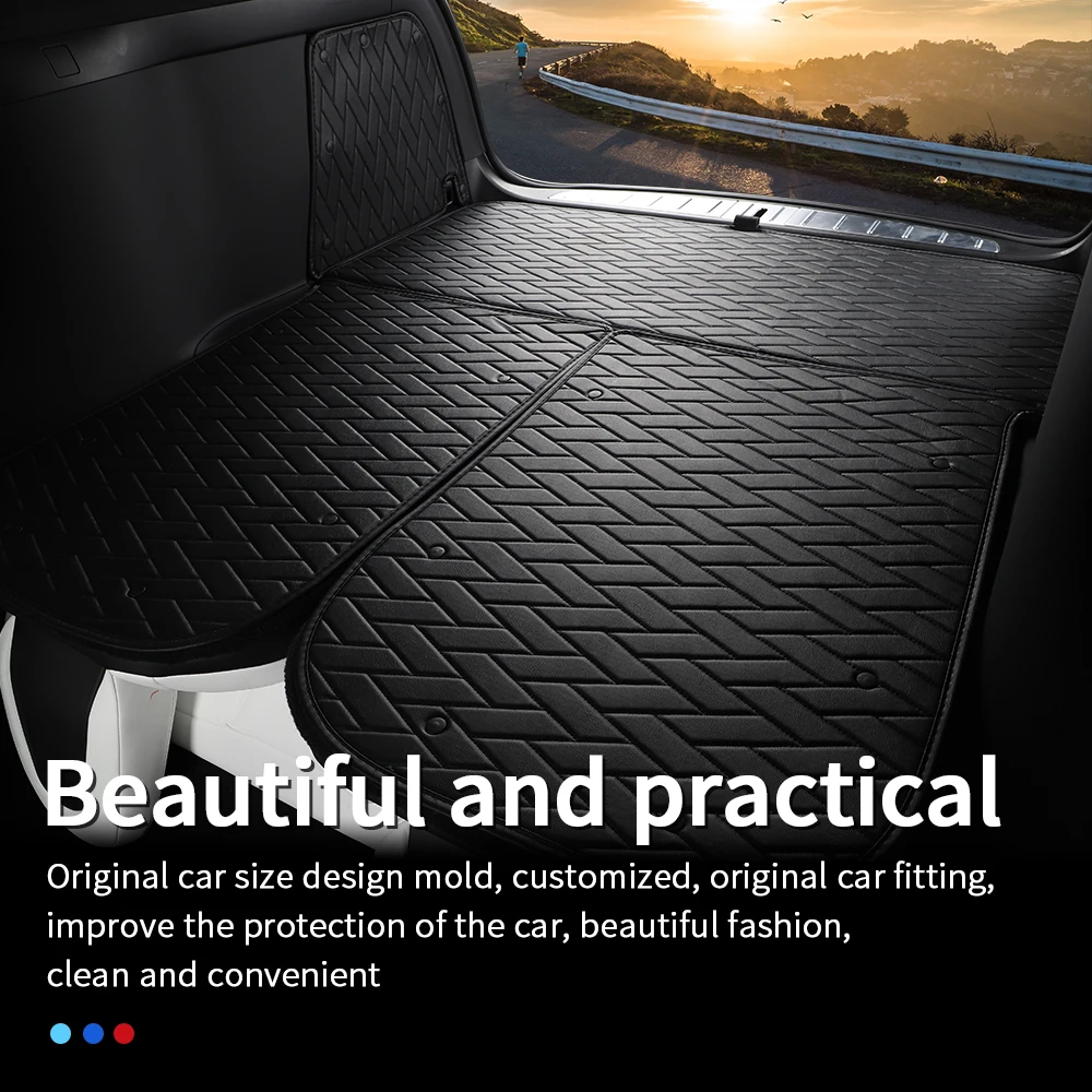 Trunk mat for Tesla model X accessories/car accessories2016~2023 model X tesla three tesla model Xcarbon/accessoires