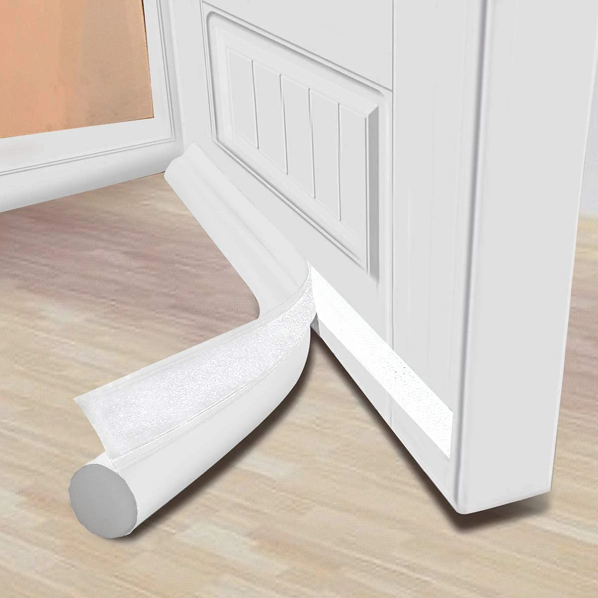 Door Draft Stopper Door Bottom Gap Filler One Sided Under Door Breeze Blocker Weather Strip Cold Air Insulator Wind Seal Strip