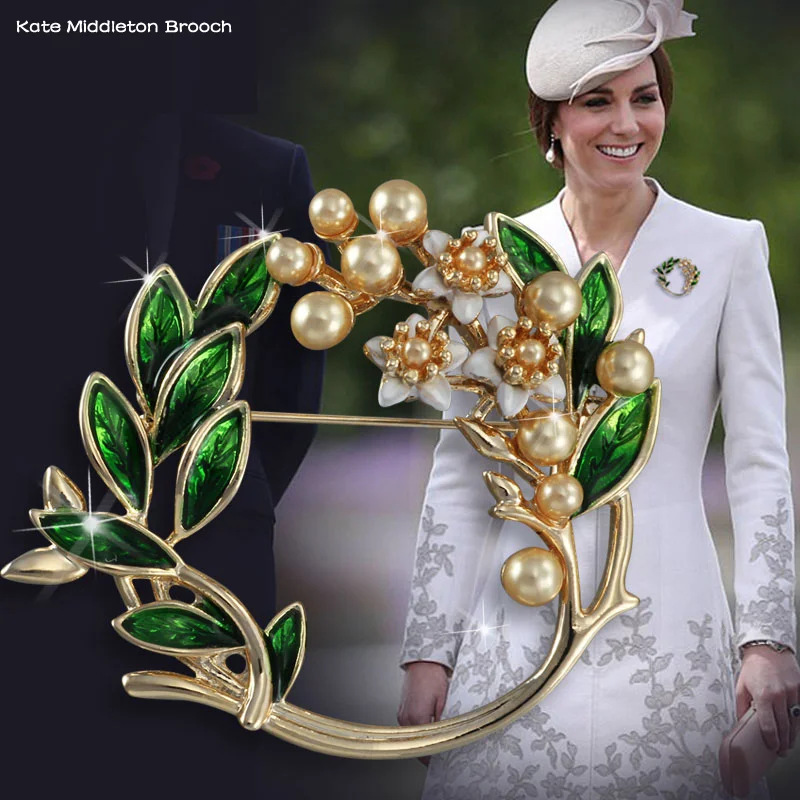 kate middleton luxury brooch Cubic Brooches for Women Pins Fashion Charm Brooch Pin Gift Accesorios Broche Mujer Jewelry