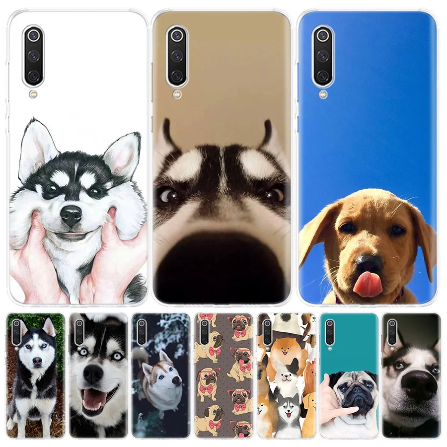 Cute dog Wacky Husky Soft Phone Case for Xiaomi Redmi Note 13 12S 12 11S 11 11T 11E 10S 10 Pro Plus 9S 9 8T 8 7 Cover Coque Shel