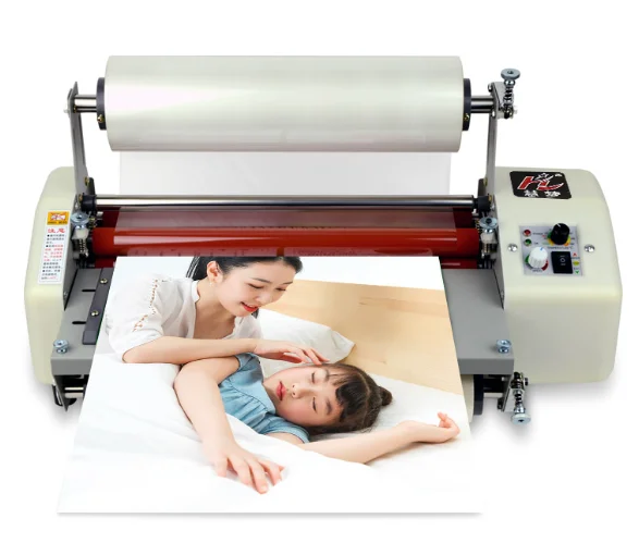 1PC 12th 8230T 8350T A3+ four roll laminator hot roll laminator and common laminator Adjustable speed