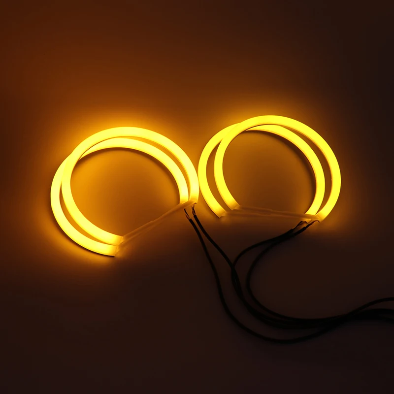 for BMW 3 series E46 316i 318i 320d 323i 328i 330i 325xi 330d 1998-2005 Excellent LED Cotton Angel Eyes rings daytime light